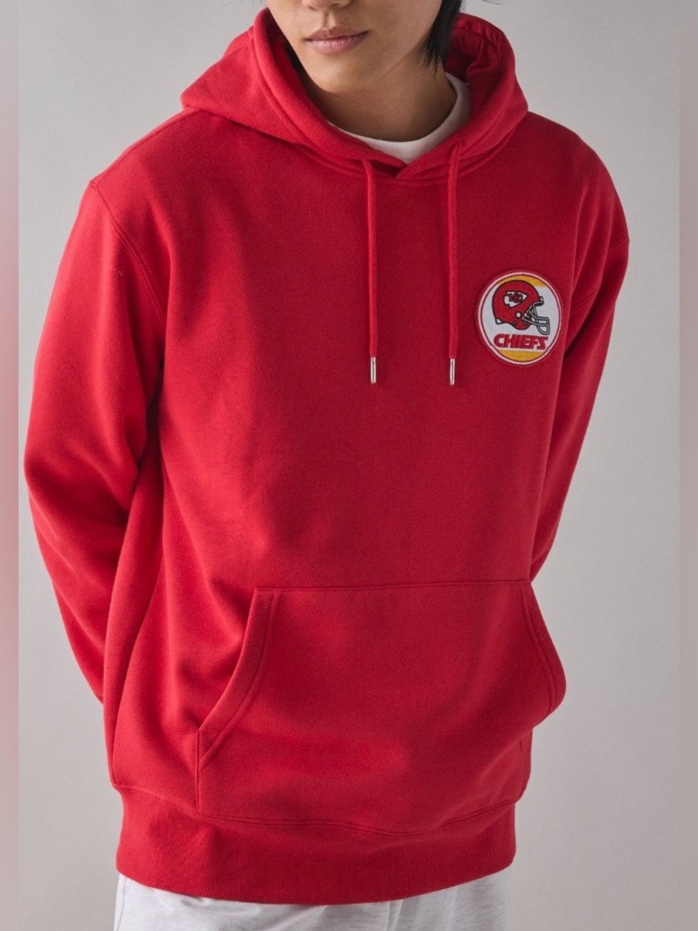 NFL Kansas City Chiefs Chenille Patch Hoodie Sweatshirt